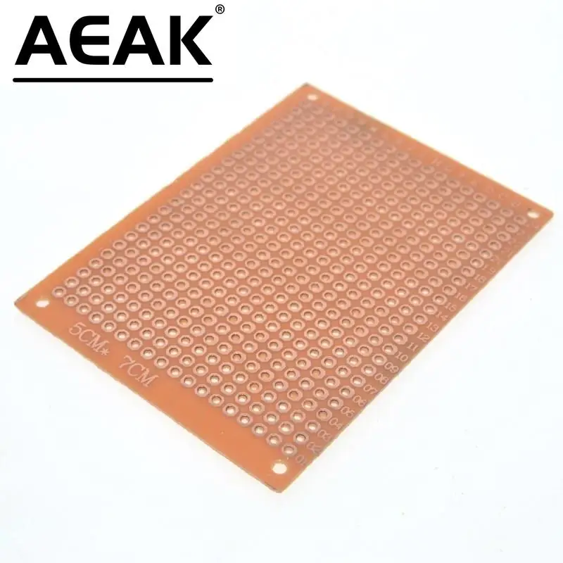 10Pcs PCB 5*7CM 5*7 DIY Prototype Paper PCB Universal Experiment Matrix Circuit Board 5x7CM