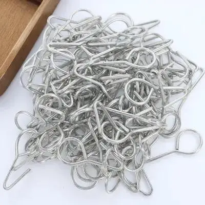 

100Pcs Car Seat Fixing Hooks Sturdy Steel Multi-Functional S Shaped Auto Cover Hangers Seat Fixing Hooks Car Fastener Hanger
