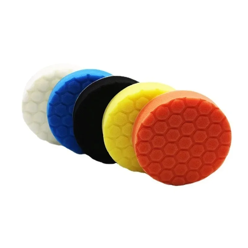 5-pack 3/4/5/6/7 Inch New Car Polishing Pad Beauty Waxing Polishing Wheel Set Sponge Polishing Wheel Sponge Disc Set Car Gadget