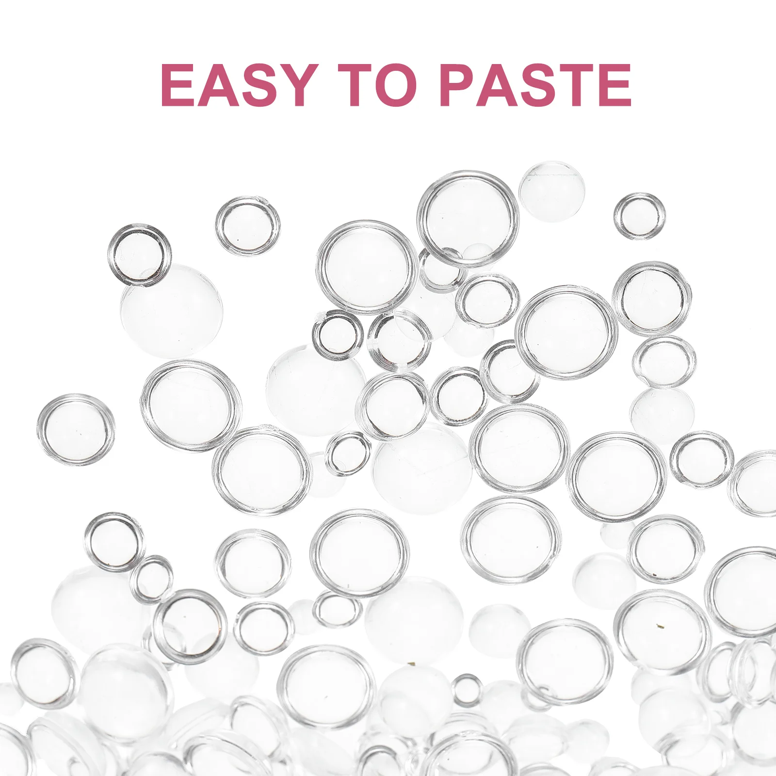 

Pearl Beads Stickers Face Decorative Small Size Mixed Style Acrylic Stick-on Pearls for Hair DIY Makeup Party Festival Cosplay