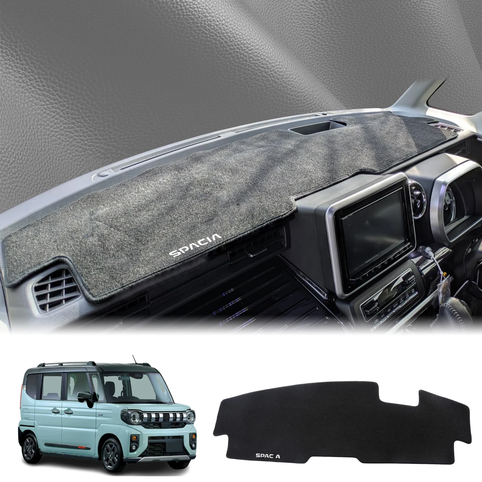 

fit for Suzuki Spacia MK2 MK53S 2017-2023 RHD Car Dashmat Dashboard Cover Pad DashMat Sunshade Protective Carpet Accessories