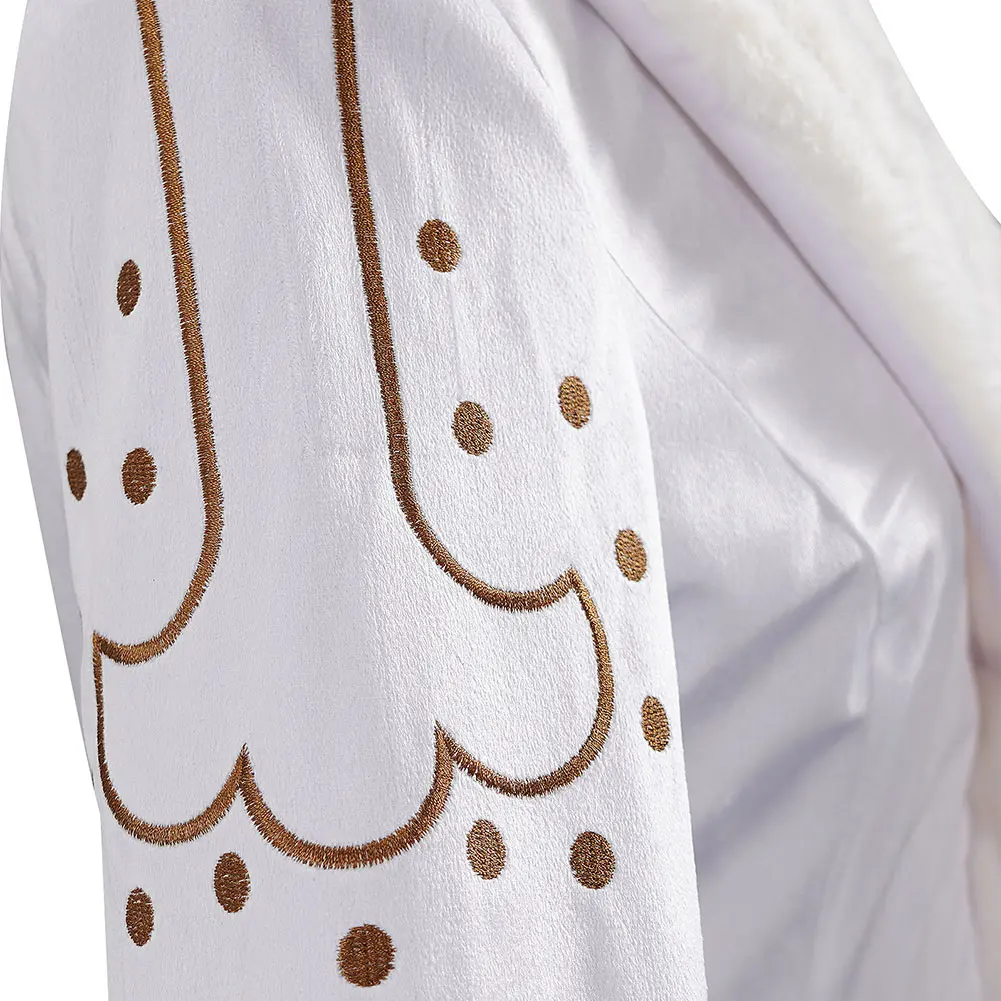 Nico Robin Cosplay Costume Anime Pirate Outfit Coat Cowboy Hat Top Skirt Adult Women Girl Halloween Carnival Fancy Dress Disguis view 2