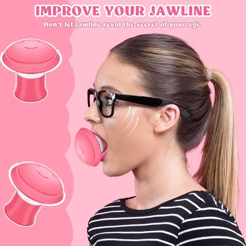 Breathing Trainer Training Jaw Exerciser Fitness Face Masseter Physiotherapy Muscle Massager Exerciser for Woman Man Papada