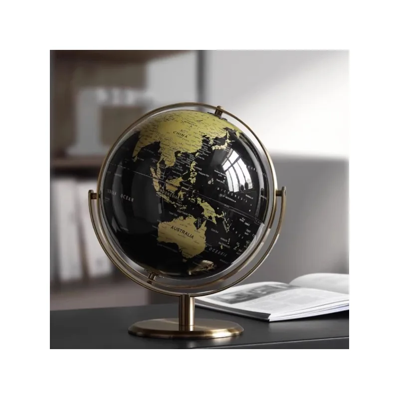 Globe ornament office desktop decoration study desk wine cabinet modern home decoration