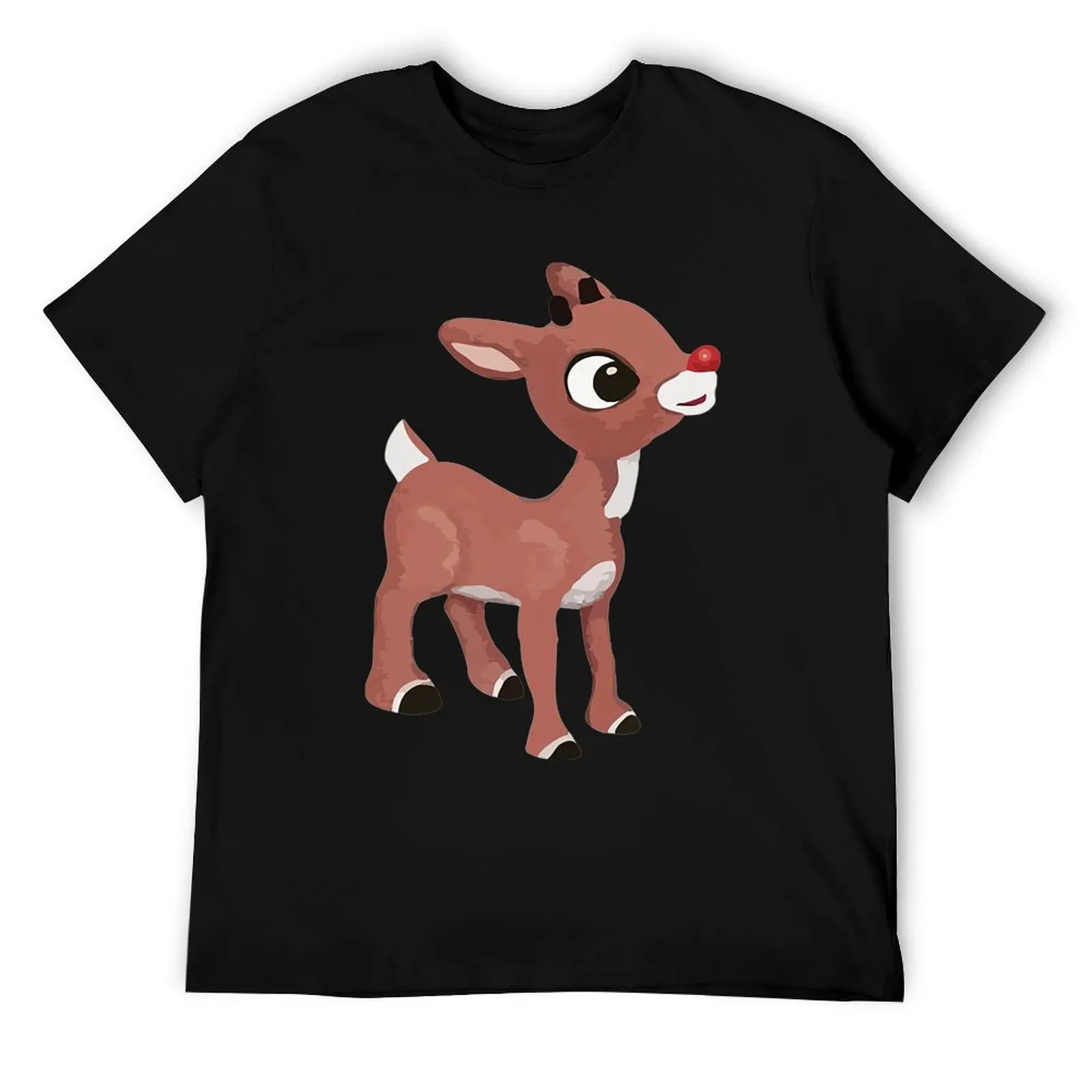 

Classic Rudolph The Red Nosed Reindeer T-Shirt man t shirt summer man t shirts cotton T-Shirt