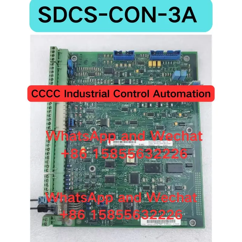 

Б/у SDCS-CON-3A DCS400, материнская плата контроллера скорости постоянного тока, функциональный тест в порядке