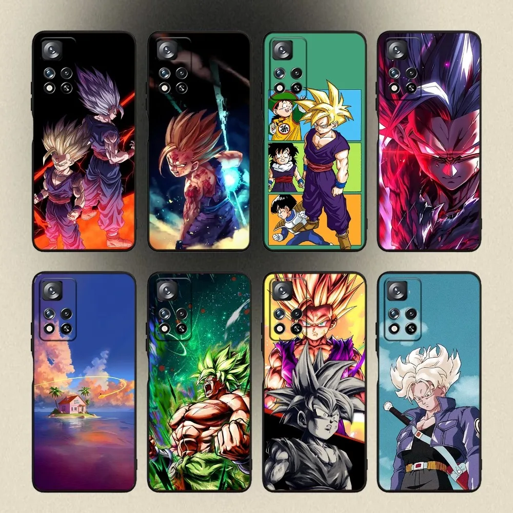 Anime D-DragonS Goku B-BallS Phone Case For Samsung Galaxy A20,A21s,A22,A31,A32,A52,A53,A72,73,A80,A91 Soft Black Cover