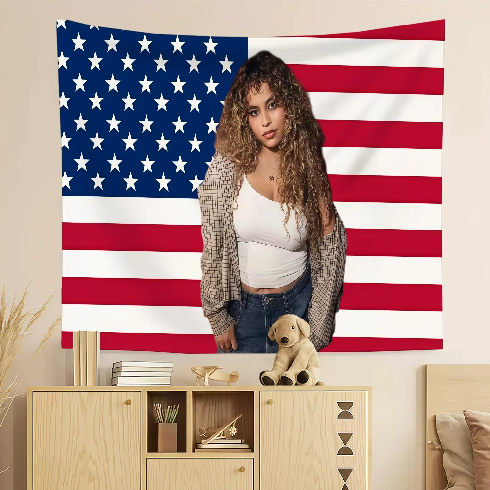 Singer Bella Kay My Reckless Abandon flag Room Decoration Wall Tapestry Hanging Aesthetic Bedrooms Advertising Banner