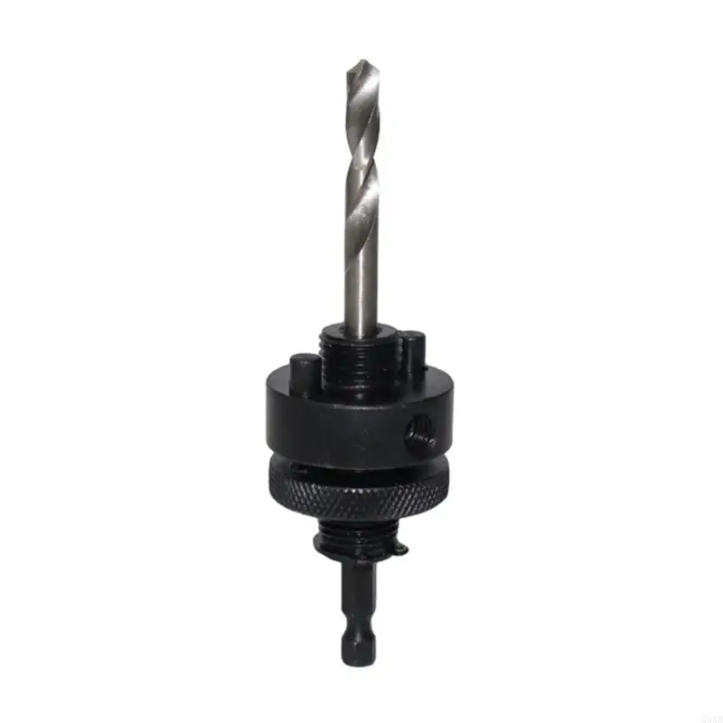 Q5WD Shank Steel Hole Arbor with Drill Bit for 32-210mm Holesaw Drill bits Electric Tool Drill Accessories