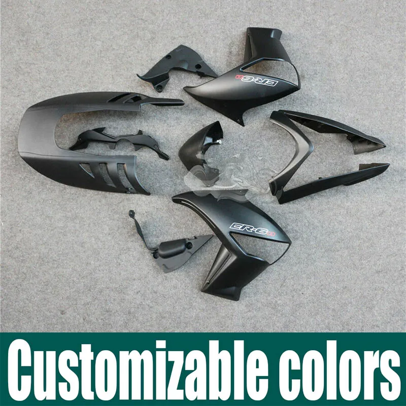 For 2009 - 2011 Kawasaki Ninja 650 Ninja650 ER6N ER-6N ER 6N Fairing Set Bodywork Panel Kit ABS Injection 2010 NINJA650 ER 6N