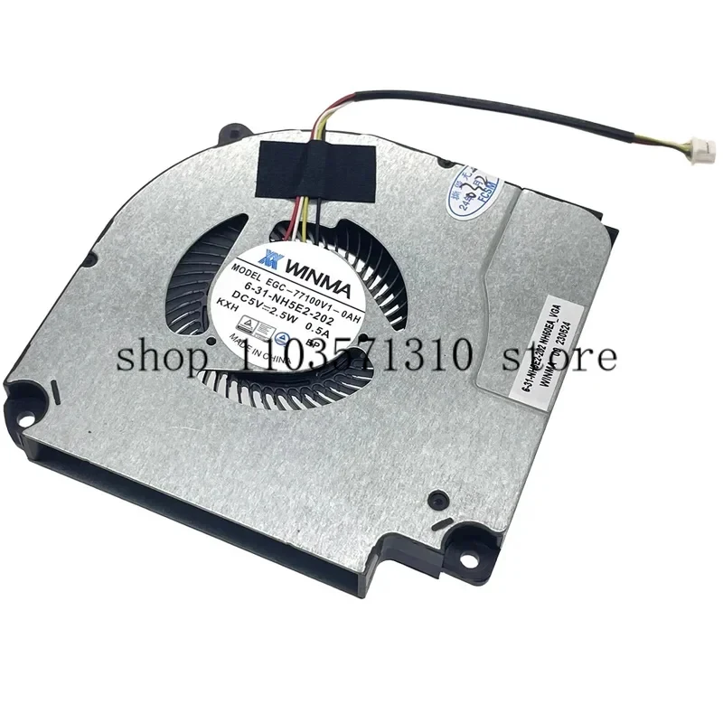 Replacement Laptop GPU Cooling Fan For WINMA MODEL EGC-77100V1-0AH 6-31-NH5E2-202 DC5V 2.5W 0.5A NH60EA-VGA