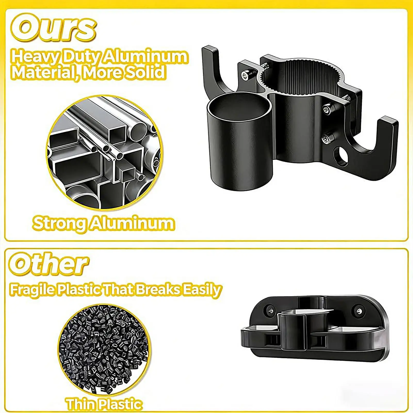 

Towing Chain Organizer Heavy Duty Aluminum Alloy Hook 7 Way Plug Holder For Boat Truck Tractor Motorcycle Travel Outdoor