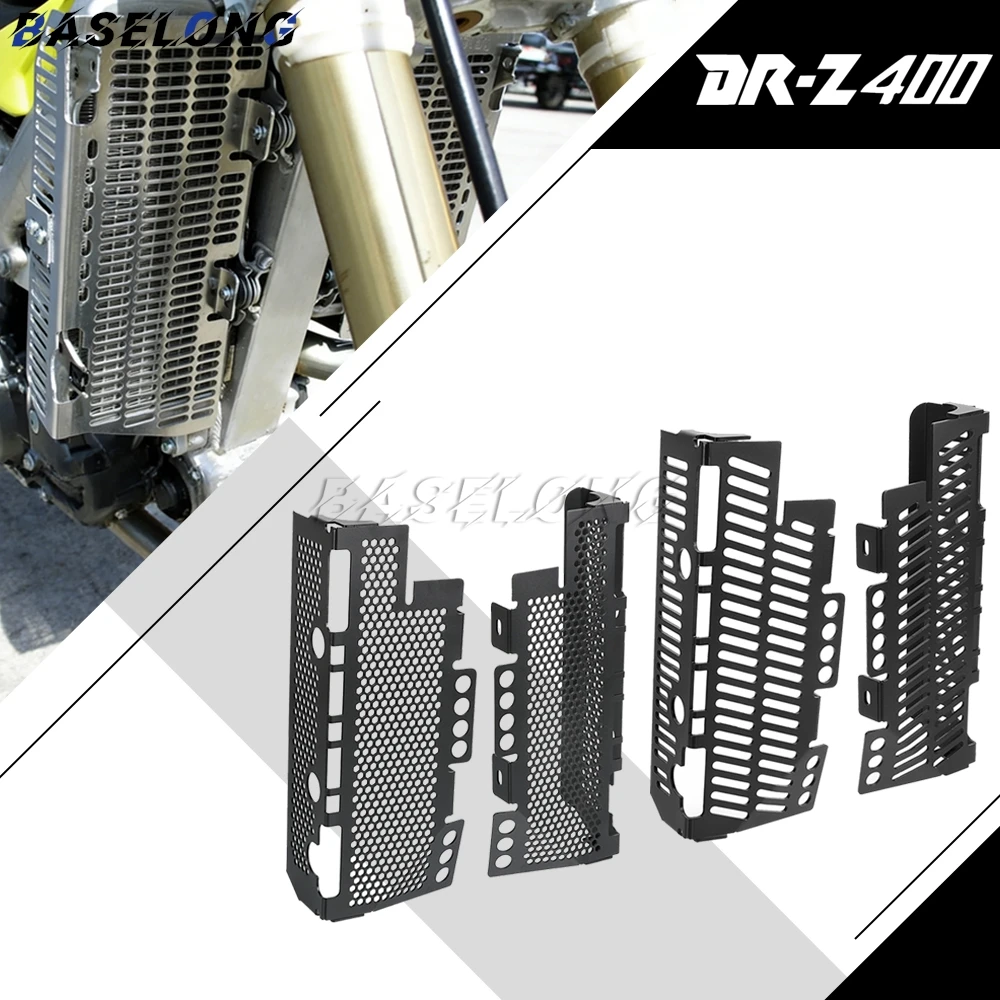 

Motorcycle Radiator Guard Protector Grille Cover For Suzuki DRZ400 DRZ400E DRZ 400S DRZ400/SM 2000-2024 RM125 RM250 1996-2008