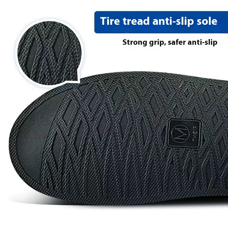 1Pair Rain Boots High tube Shoe Cover 42cm Tall durable Waterproof shoe protector Thick non-slip outdoor shoe cover image 6