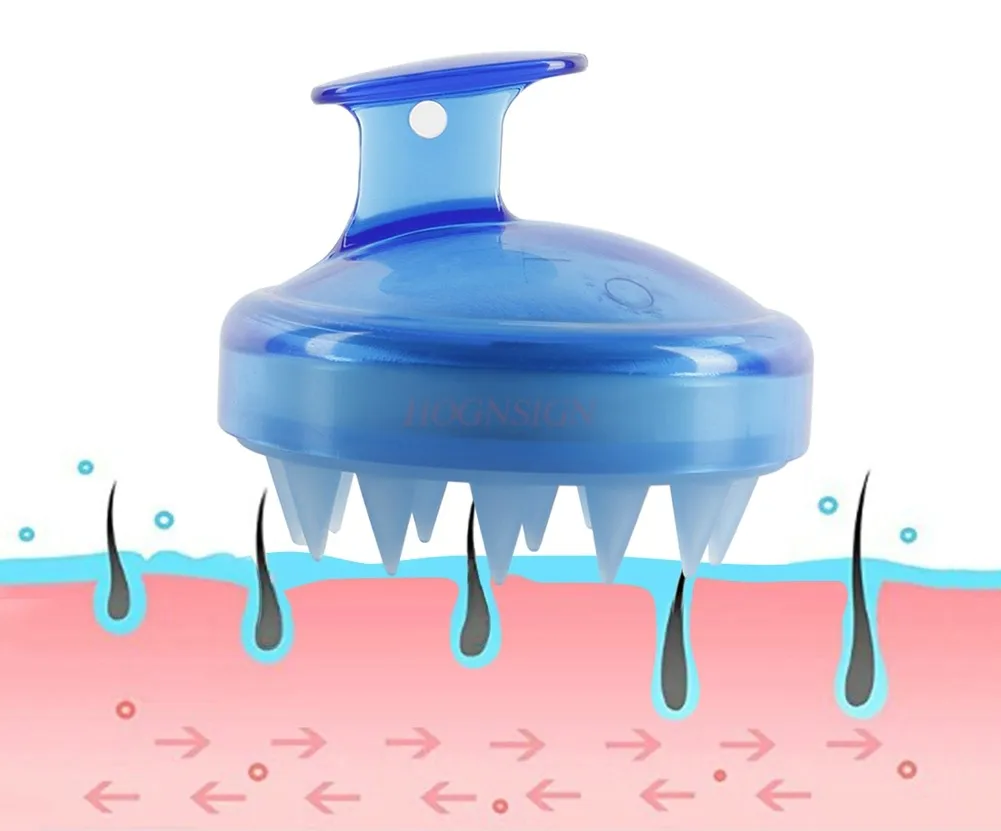 Shampoo brush  hair shampoo comb scalp head silicone anti-itch scratcher head massage artifact brush adult massage brush