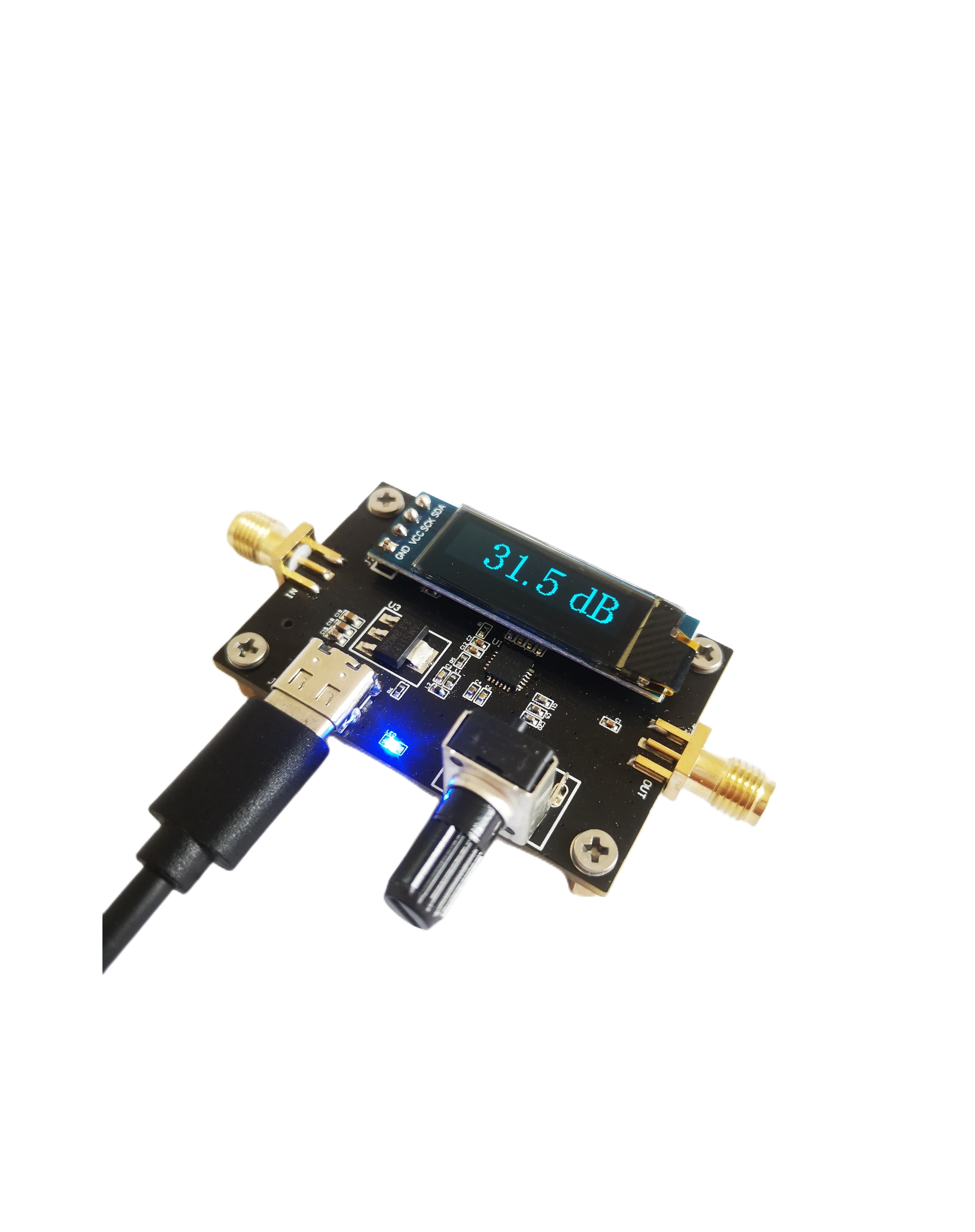 

HMC624A Digital RF Attenuator Module, DC-6GHz, 0.5dB Step Accuracy, 0-31.5dB Adjustable