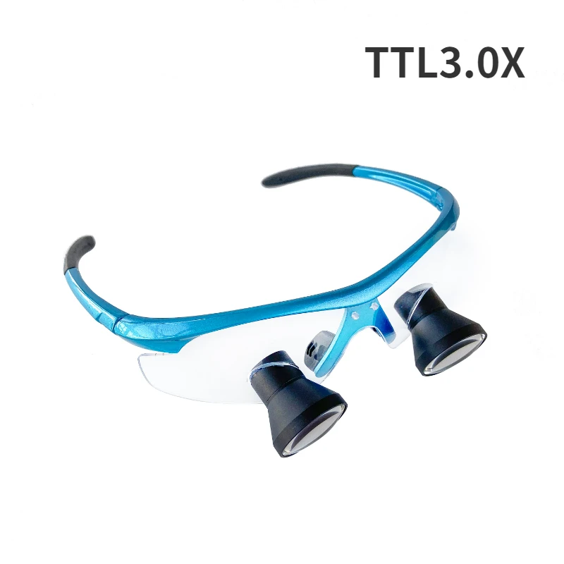 New Arrival TTL lupy 2.5X/3.0X/3.5X (przez soczewki) IPD 52-72mm dostosowane stomatologiczne lupy chirurgiczne (2.5X/3X/3.5X TTL)