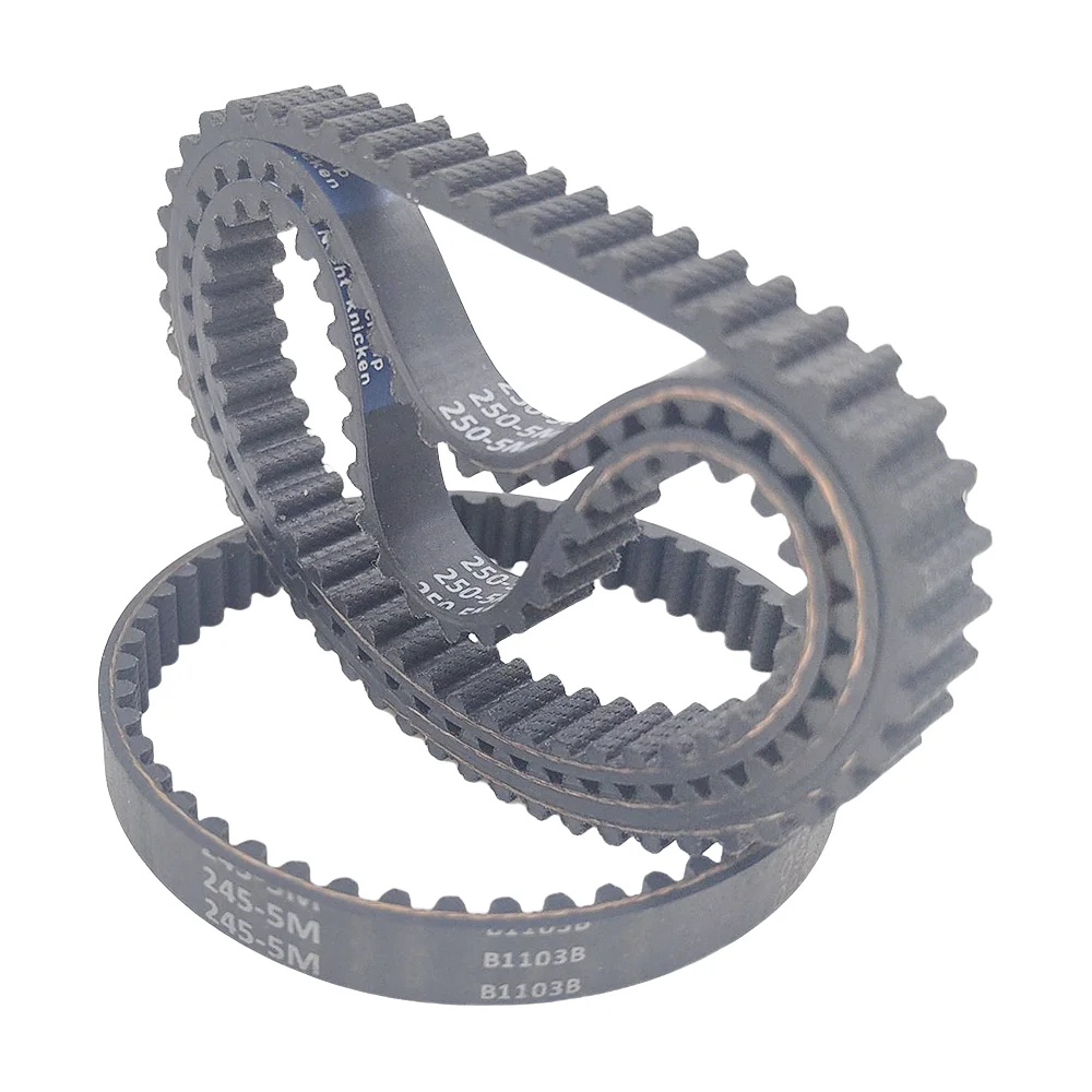 HTD-5M  closed-loop rubber timing belt type 525~640-5M, width 10/15/20/25/30mm  for 3D Printer CNC, High Precision No Splicing