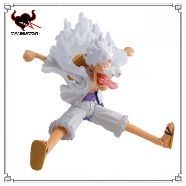 Auf Lager Original ein Stück s. h. Figuarts Ruffy Gear 5 Anime PVC 