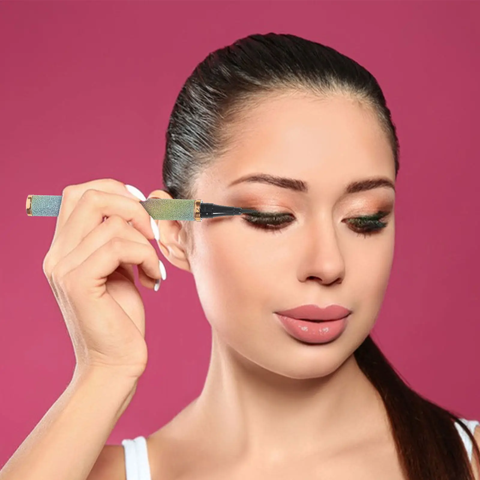 Eye Liner Pen Soft Touch Precision Eyeliner Drawing Pen Long Wear Fade Resistant Compact Eyeliner Pencil Girl Eye