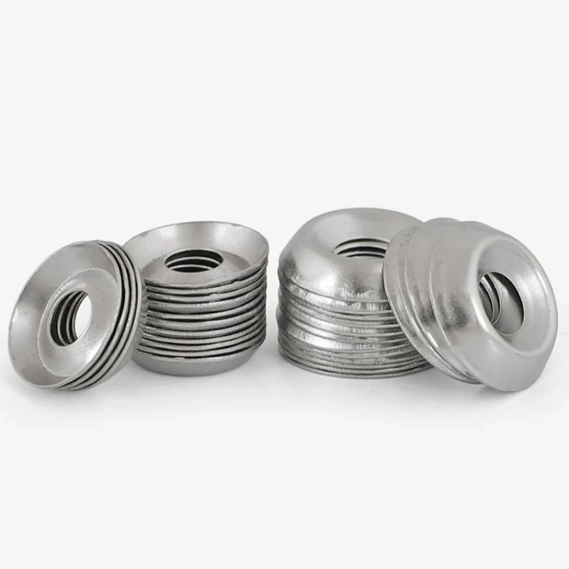 M3-M6 304 Stainless Steel Conical Washer / Countersunk Concave Convex Gasket - Bowl Type Tapered Decorative Washer