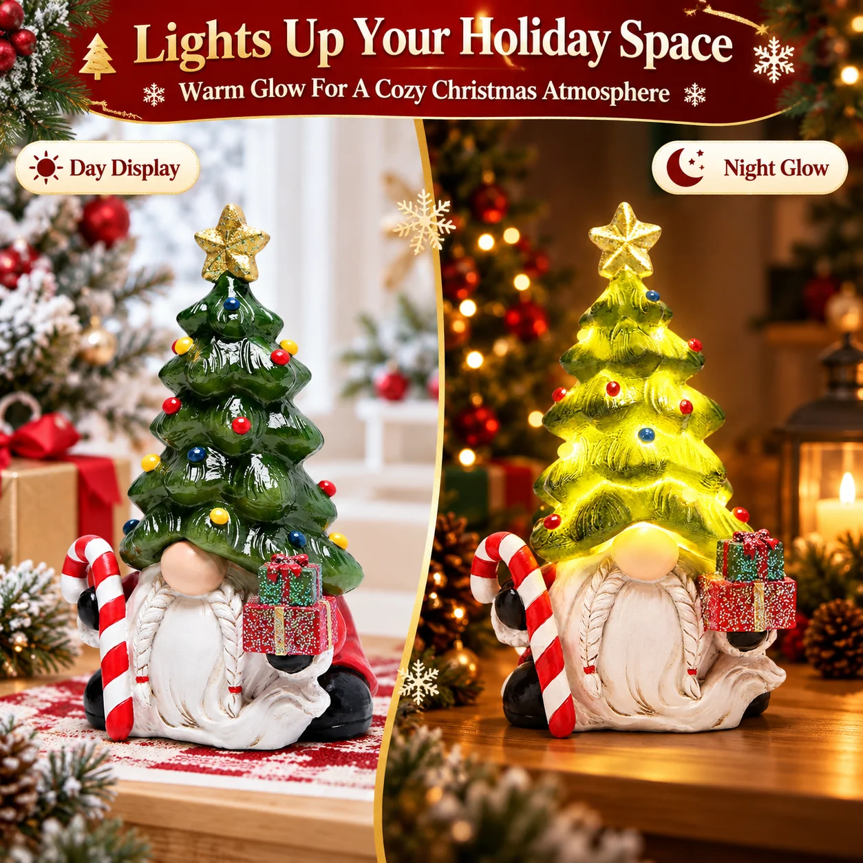 호다오 LED 크리스마스 요정 장식품, 투명 레진 소재 - Santa'S Elves Holiday Lighting & Decor Llc 리뷰 및 가격