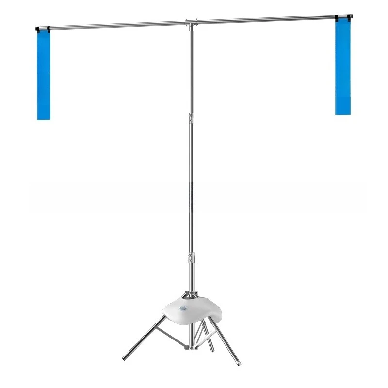 Professional badminton lofty trainer, sparring automatic rebound, swing retractable bracket