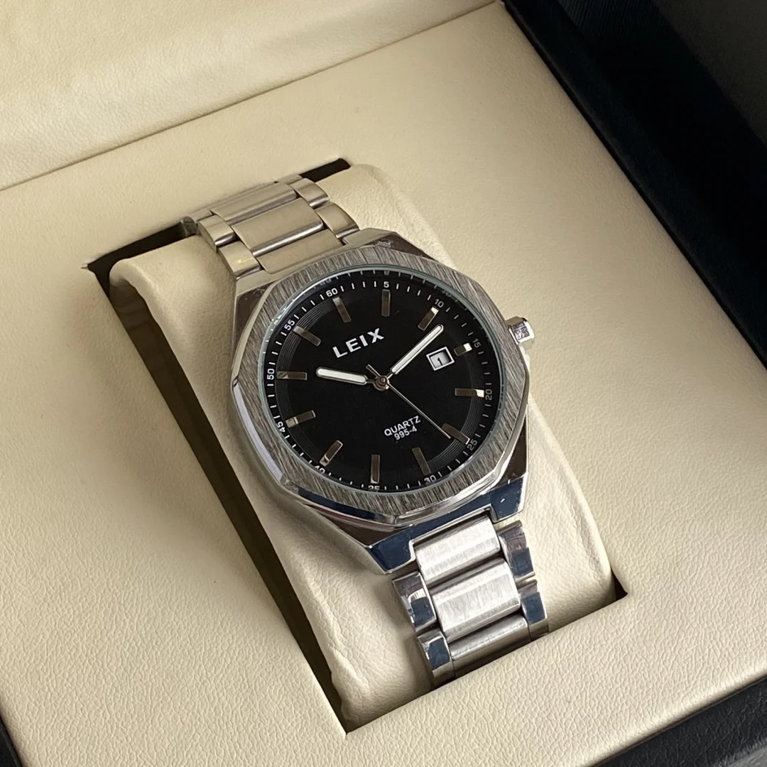 الرجال ووتش قمة الموضة الفاخرة الرياضة الفولاذ المقاوم للصدأ ساعة يد رجالي ساعات كوارتز عادية رجل تاريخ ساعة التقويم Reloj