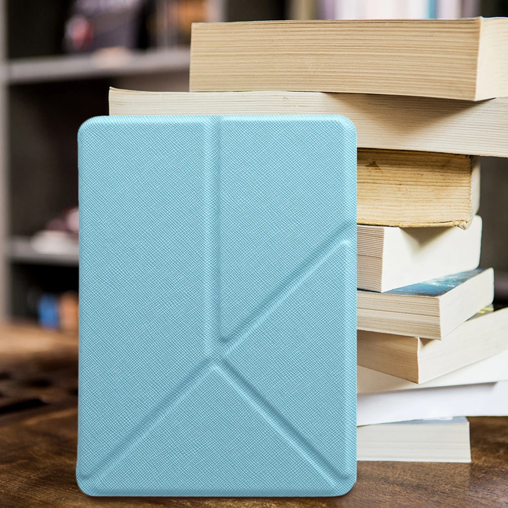 

Ebook Case Reader Ultra-thin Protective Cover Pattern E-book Auto Wake Blue E-reader
