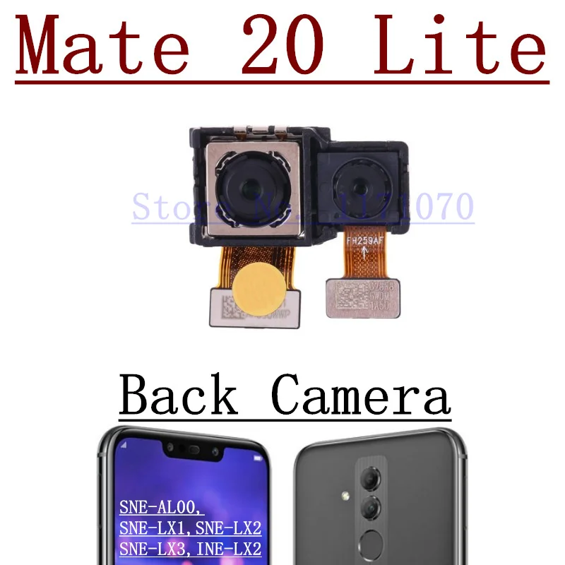 Original Rear Front Camera For Huawei Mate 20 Pro Mate20 Lite  20X RS Facing Frontal Back Selfie Flex Camera Module Spare Parts