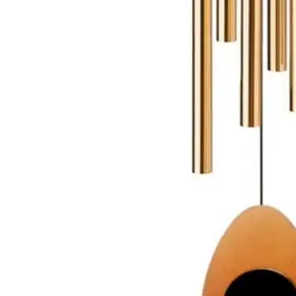 26 Inch Gold 6 Aluminum Tubes Wind Chime Musical Wind Bell For Family Friends Gift- Weather-Resistant Outdoor Garden Patio Yard