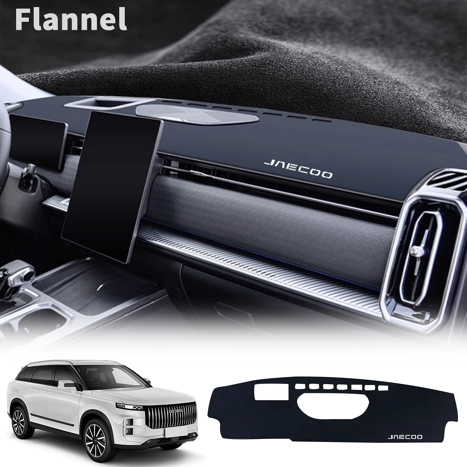 

Car Dashmat Dashboard Cover Pad for Jaecoo J7 7 Chery Tansuo 06 2024 2025 2026 DashMat Sunshade Protective Carpet Accessories