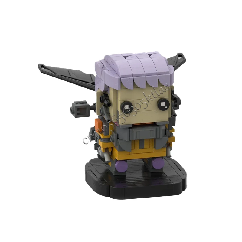255 Uds. Personajes de película MOC colección serie Valkyrie Brickheadzes modelo DIY rompecabezas creativo cumpleaños dibujos animados Anim Figur juguetes regalo