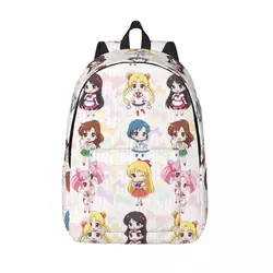 Sailor-Moon For Girls Boys Large Capacity Student Backpack Lightweight waterproof Backpack 15.7in 17.7in