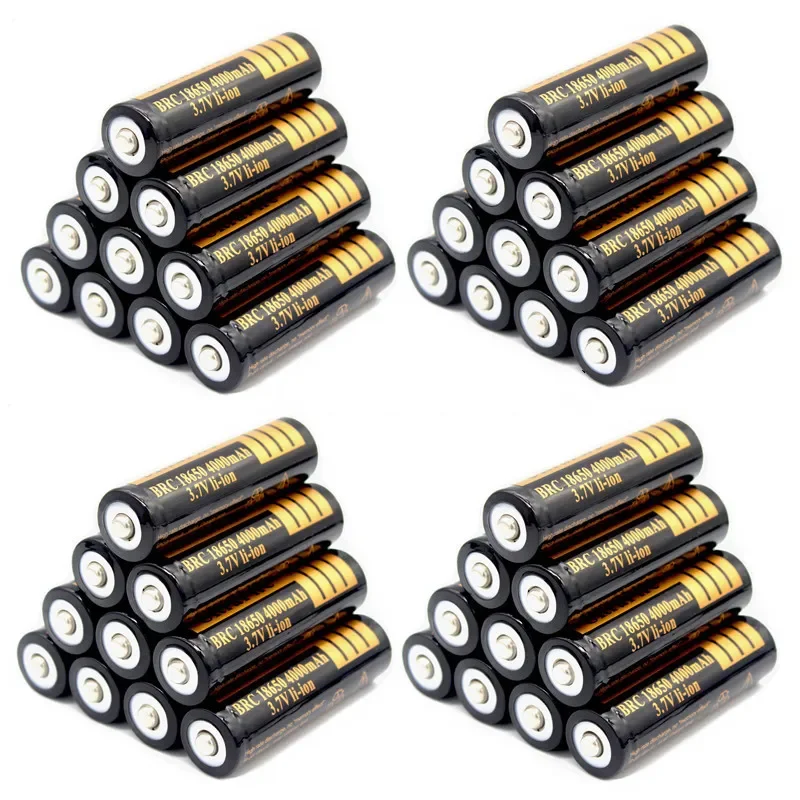 علامة تجارية جديدة 100%. 18650.3.7 فولت.2200 مللي أمبير. بطارية ليثيوم قابلة للشحن. استقرار الجهد. لعبة سيارة المصباح اليدوي للأطفال. ضوء LED