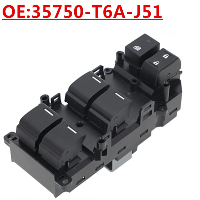 

Новый OE: 3750-T6A-J51, подходит для Honda Odyssey Elysion, автозапчасти, электрический переключатель стеклоподъемника, переключатель управления питанием
