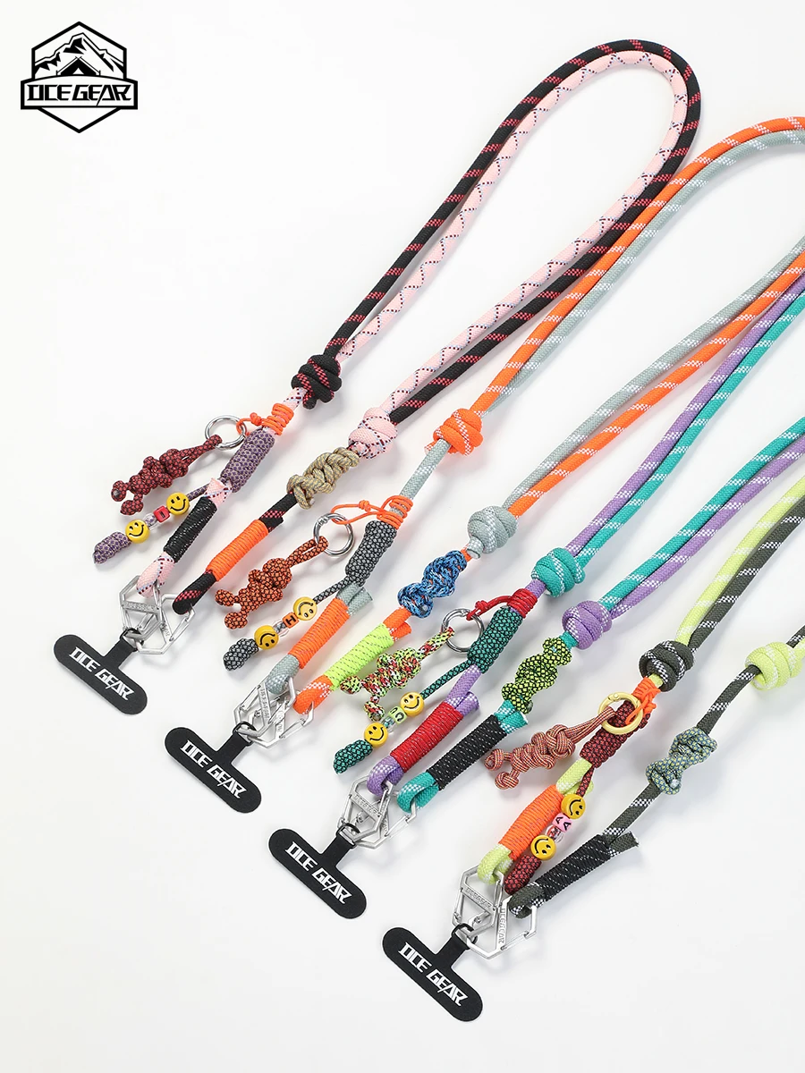 

OCE GEAR Multifunctional Lanyard Outdoor Adjustable Rope Strap for Phone Camera Crossbody Bag DIY Hanging Cord Accessory