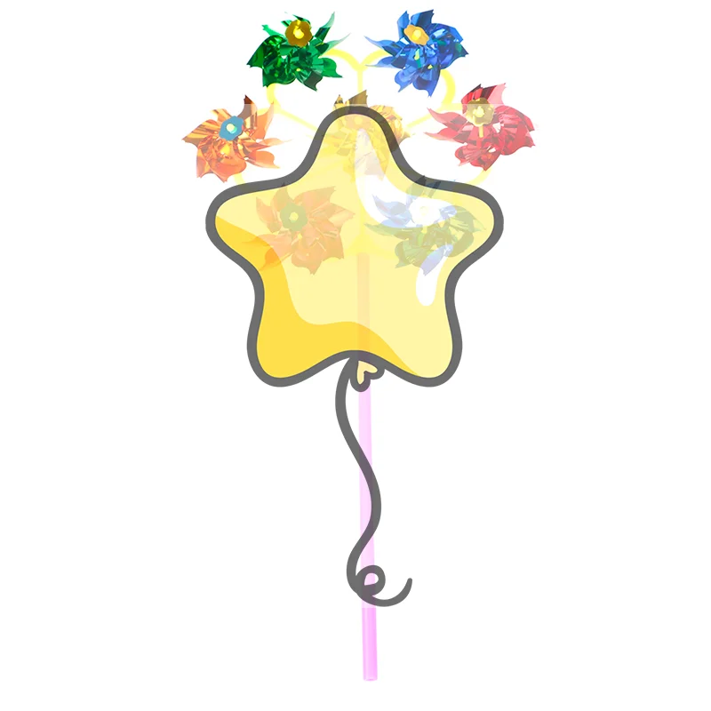 الملونة DIY الترتر طاحونة الرياح سبينر حديقة المنزل ديكورات للباحة لعبة أطفال