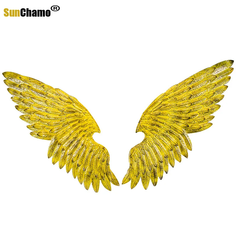 Industrial A Pair Wing Wall Decoration Bar Decor Bedroom Restaurant Industry Wind Retro Iron Wings Ornaments Home Decoration