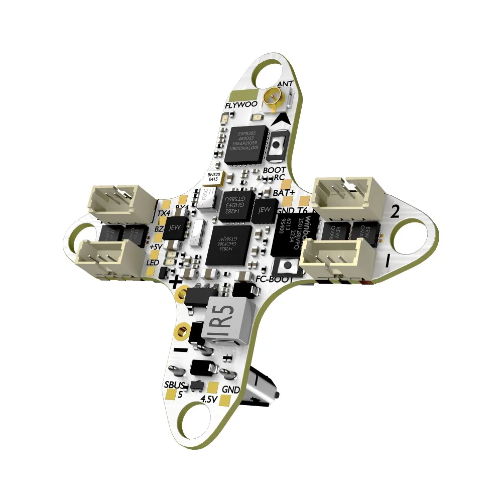 Flywoo GOKU F405 HD AIO FC: 1S 5A、2.6g 超軽量、マイクロ HD FPV ドローン用高出力 F405 チップ