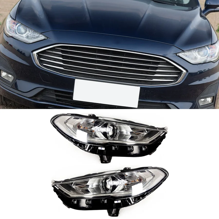 

Wooeight 1Pc Car Head Light Front Left/Right Fog Lamp Headlamp For Ford Mondeo 2017-2018 2019 2020 Halogen/Xenon