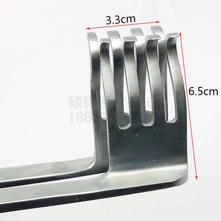 Orthopedic equipment Medical hand crank retractor Multi-hook spreader Thoracic spine traction Multi-tooth