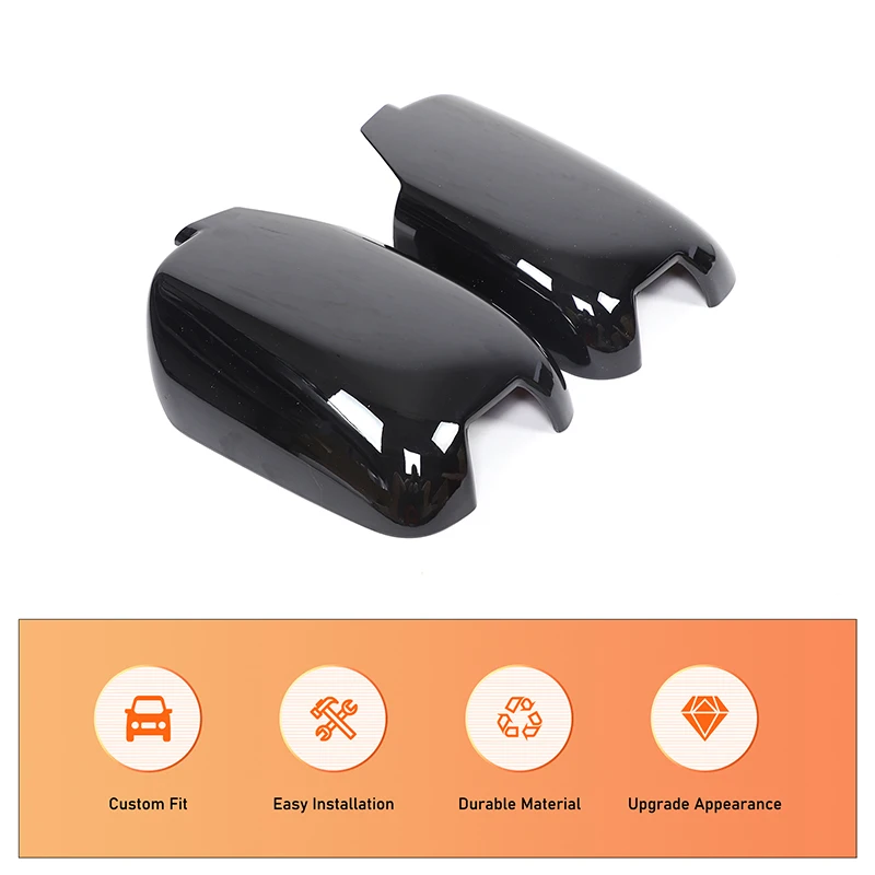 For Honda Pilot 2009-2015 Car Styling ABS Car Side Door Rearview Mirror Cap Cover Sticker Exterior Car Accessories