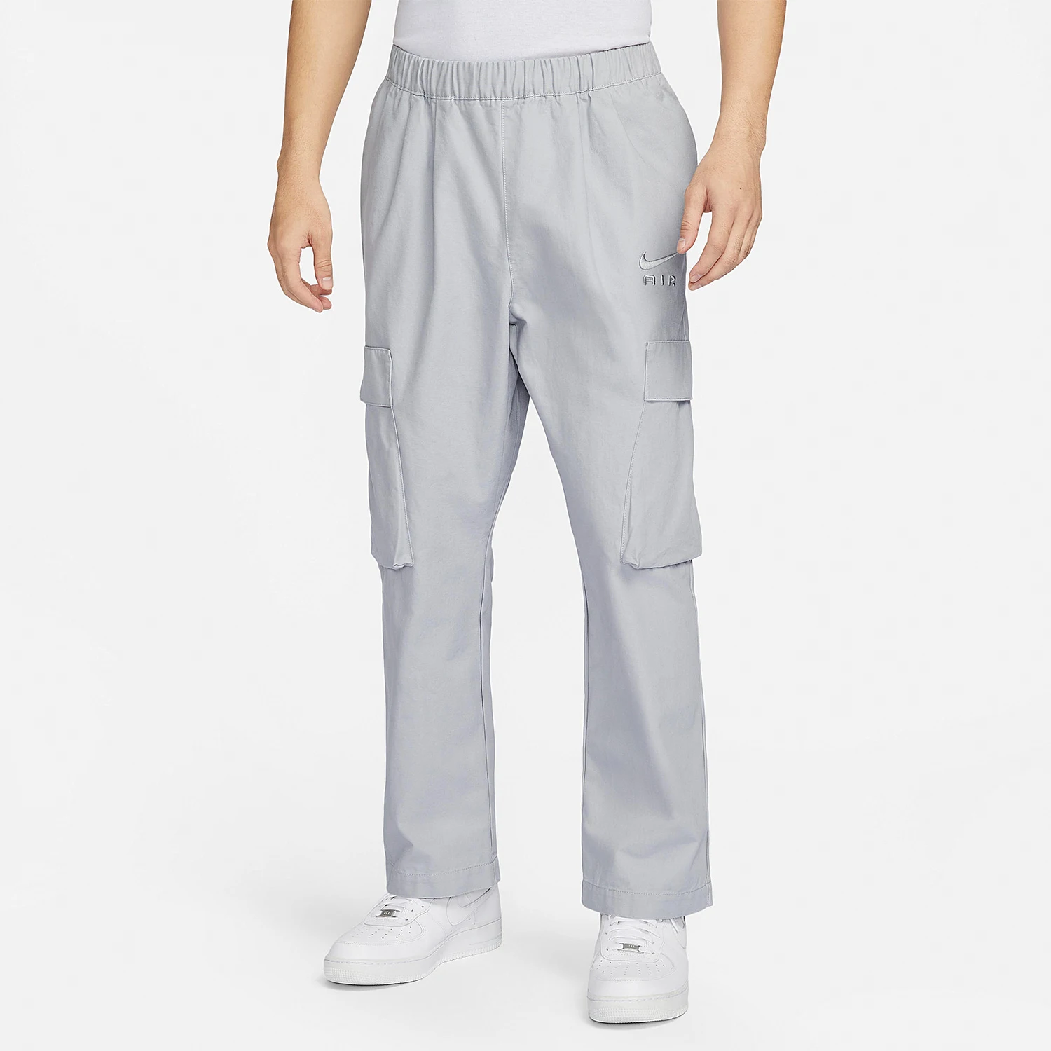 Nike genuine new men's embroidered knitted loose straight leg workwear pants DX8053-012