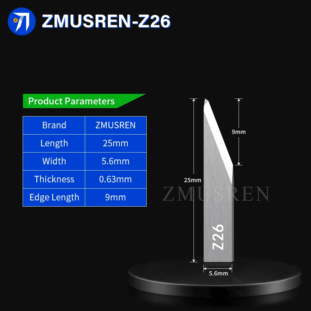 Z1 Z13 Z16 Z17 Z21 Z26 Z28 Z46 Z60 Z61 Z66 Z50 Z51 Z52 Z53 Z55 Tungsten Carbide Blade Vibration Knife Round Blade Cutting Cutter