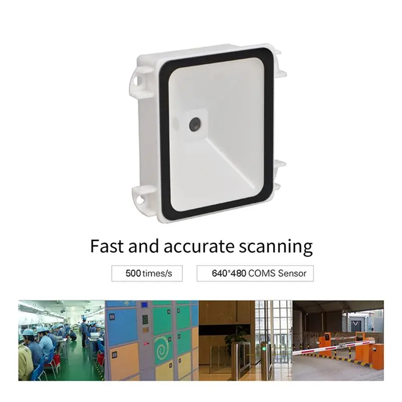 Exquisite-2X Embedded 2D Barcode Scanner USB QR Barcode Reader RS232 TTL Interface Kiosk Small Fixed Installation Barcode Printe