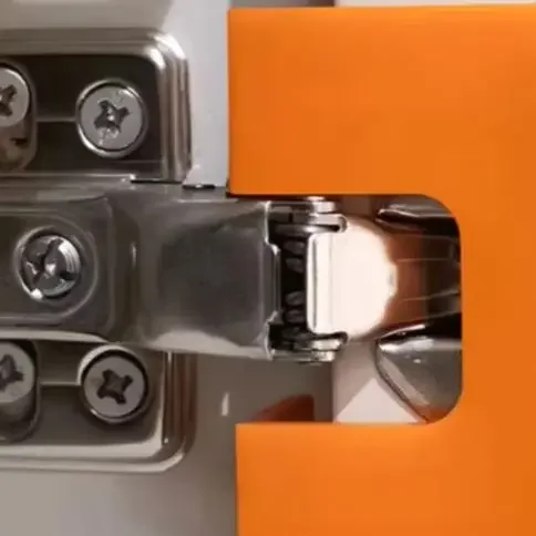 Magnetic Cabinet Hinge Mounting Clips For Quick Door Panel Setup With 2mm Alignment For Wardrobe And Cupboard Projects