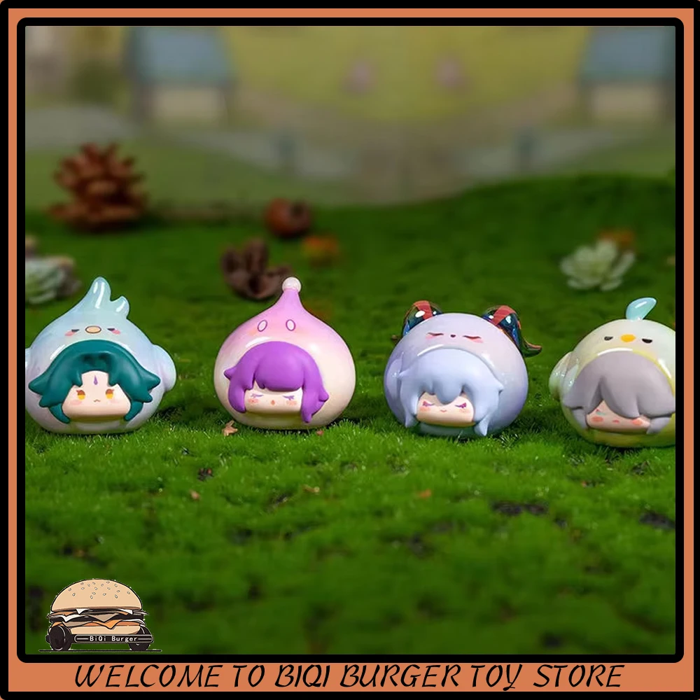 

Furina Mini Anime Figure Genshin Impact Blind Box Game Surprise Box Q Version Kamisato Figures Pvc Dolls Desk Decora Toys Gifts