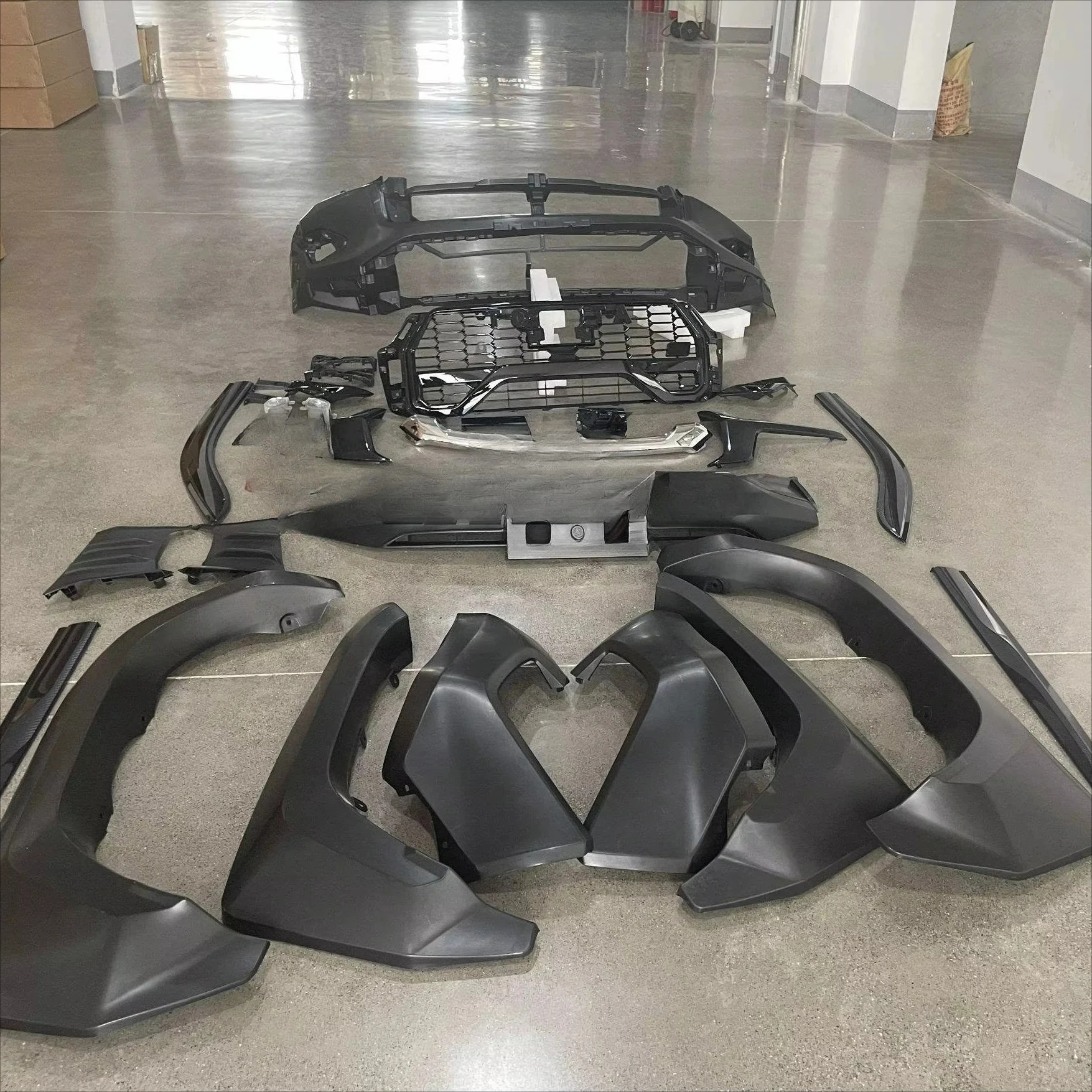 4x4 Upgrade Body Kit for Hilux 2015-2020 to 2023 Sport Type Front Rear Lights Fender Flares Bumper Grille