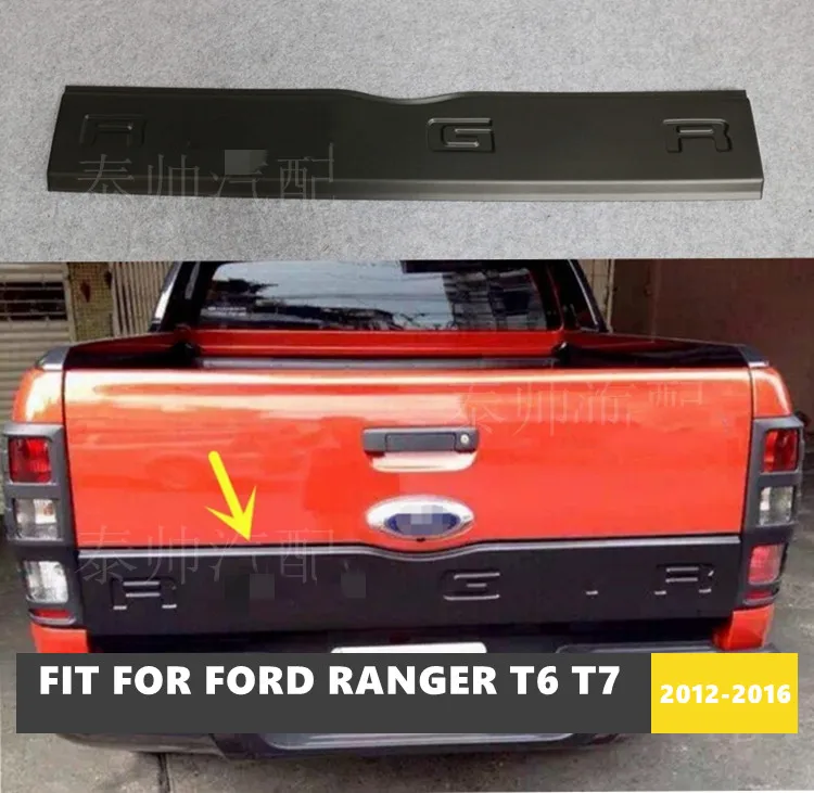 High Quality Rear Door Cover Back Door Cover For Ford Ranger T6 T7 2012-2016